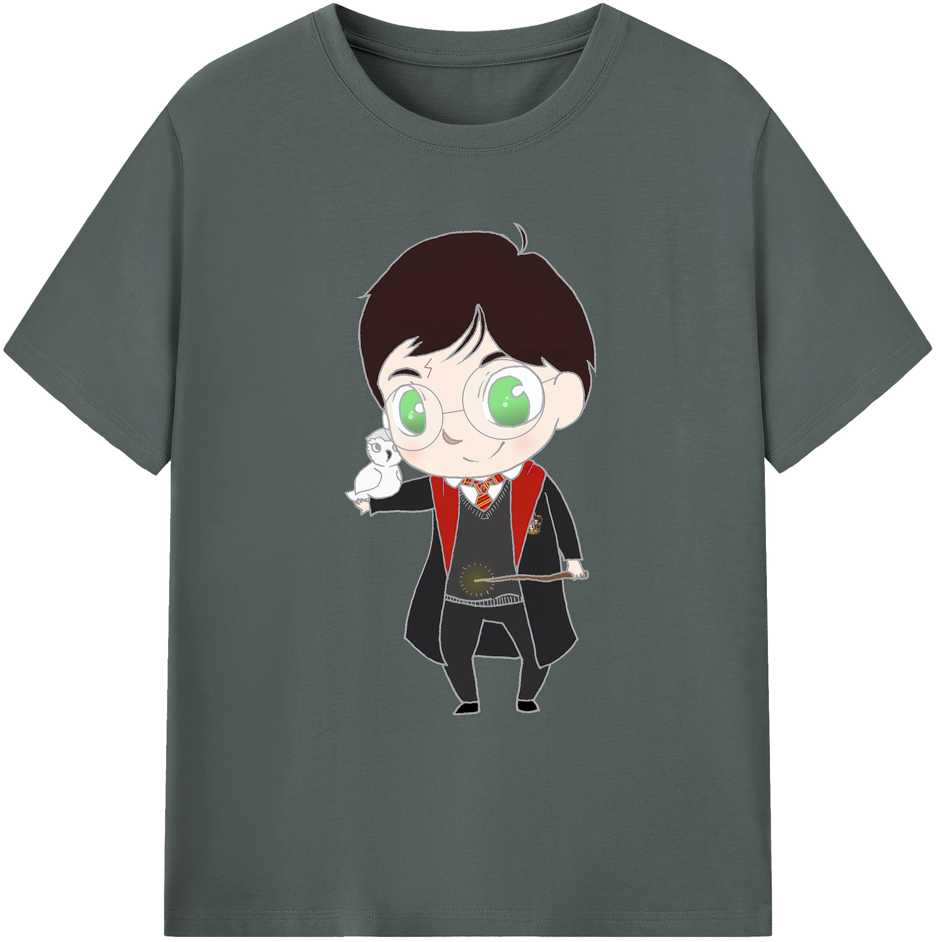 （画像用） Harry Potter ハリー・ポッターシリーズ 綿100％ メンズ半袖Tシャツ｜肌触りやわらか＆通気性